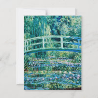 Claude Monet - Wasserläufer und Japanische Brücke