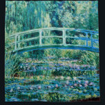 Claude Monet - Wasserläufer und Japanische Brücke Duschvorhang<br><div class="desc">Claude Monet - Wasserläufer und Japanische Brücke (1899)</div>