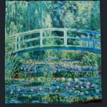 Claude Monet - Wasserläufer und Japanische Brücke Duschvorhang<br><div class="desc">Claude Monet - Wasserläufer und Japanische Brücke (1899)</div>