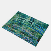 Claude Monet - Wasserläufer und Japanische Brücke Fußmatte (Schrägansicht)