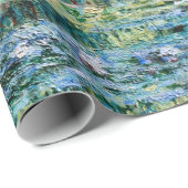 Claude Monet - Wasserläufer und Japanische Brücke Geschenkpapier (Rolleneckpunkt)