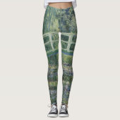 Claude Monet - Wasserläufer und Japanische Brücke Leggings (Vorderseite)