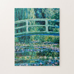 Claude Monet - Wasserläufer und Japanische Brücke Puzzle