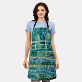 Claude Monet - Wasserläufer und Japanische Brücke Schürze (Getragen)