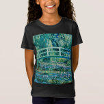 Claude Monet - Wasserläufer und Japanische Brücke T-Shirt<br><div class="desc">Claude Monet - Wasserläufer und Japanische Brücke (1899)</div>