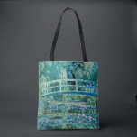 Claude Monet - Wasserläufer und Japanische Brücke Tasche<br><div class="desc">Claude Monet - Wasserläufer und Japanische Brücke (1899)</div>