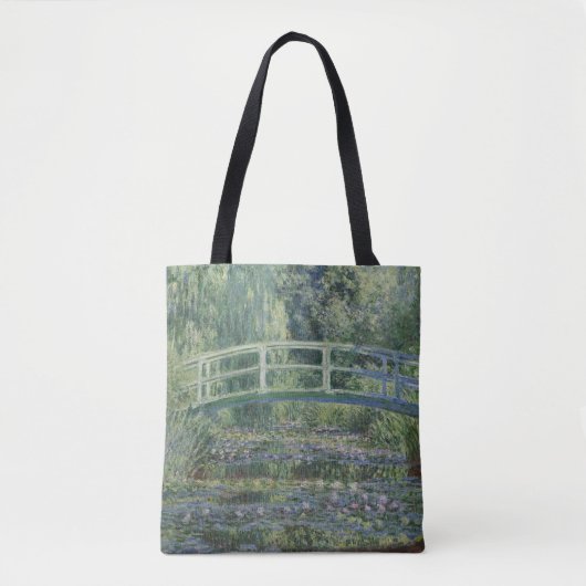 Claude Monet - Wasserläufer und Japanische Brücke Tasche (Vorderseite)