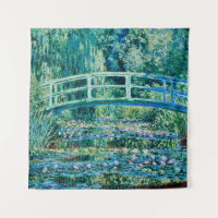 Claude Monet - Wasserläufer und Japanische Brücke