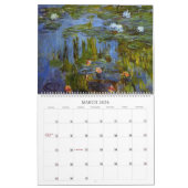 Claude Monet Wasserlilie Kalender (Mär 2026)