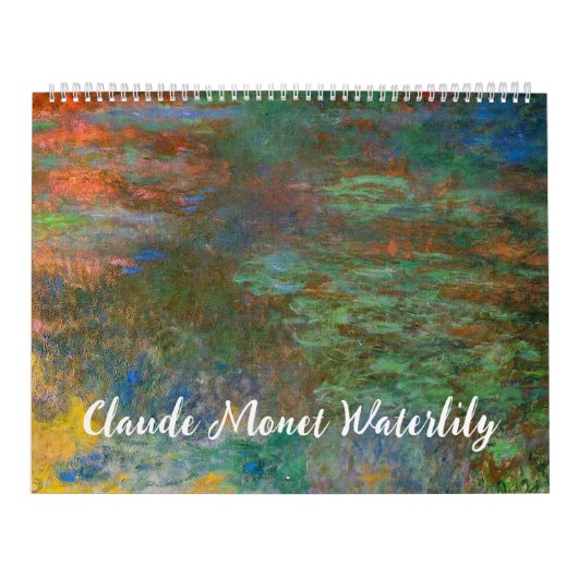Claude Monet Wasserlilie Kalender (Titelbild)
