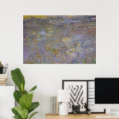 Claude Monet | WASSERLILIE Poster (Heimbüro)