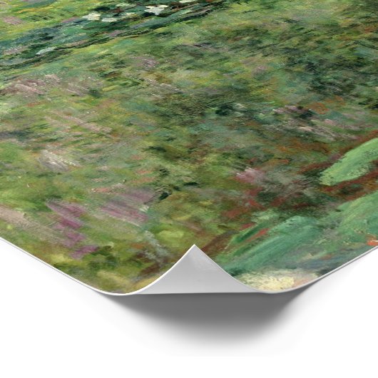 Claude Monet | WASSERLILIE Poster (Ecke)