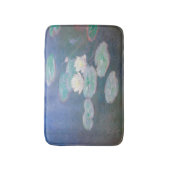 Claude Monet - Wasserlilien, Abend-Effekt Badematte (Vorderseite Vertikal)