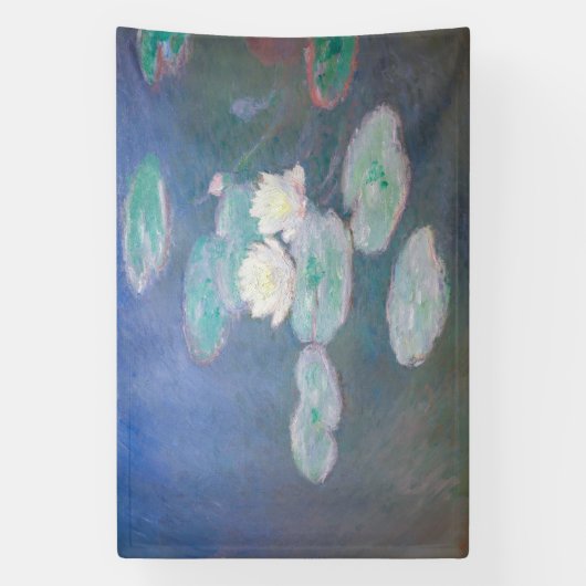 Claude Monet - Wasserlilien, Abend-Effekt Banner (Vertikal)