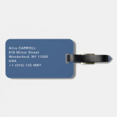 Claude Monet - Wasserlilien, Abend-Effekt Gepäckanhänger (Rückseite horizontal)