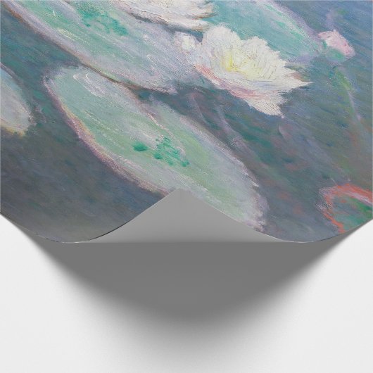 Claude Monet - Wasserlilien, Abend-Effekt Geschenkpapier (Ecke)