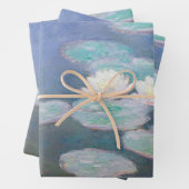 Claude Monet - Wasserlilien, Abend-Effekt Geschenkpapier Set (Beispiel)