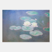 Claude Monet - Wasserlilien, Abend-Effekt Geschenkpapier Set (Vorderseite)