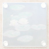 Claude Monet - Wasserlilien, Abend-Effekt Glasuntersetzer (Rückseite)