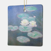 Claude Monet - Wasserlilien, Abend-Effekt Keramikornament (Links)