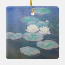Claude Monet - Wasserlilien, Abend-Effekt Keramikornament