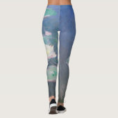 Claude Monet - Wasserlilien, Abend-Effekt Leggings (Rückseite)