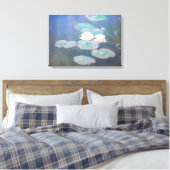 Claude Monet - Wasserlilien, Abend-Effekt Leinwanddruck (Insitu (Schlafzimmer))
