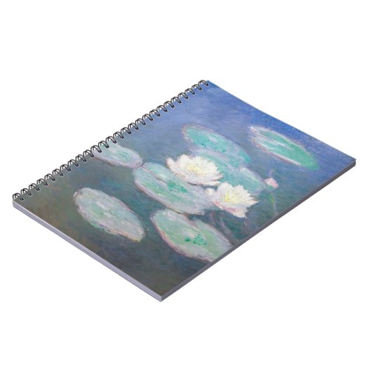 Claude Monet - Wasserlilien, Abend-Effekt Notizblock (Linke Seite)