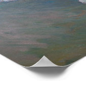Claude Monet - Wasserlilien, Abend-Effekt Poster (Ecke)