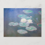 Claude Monet - Wasserlilien, Abend-Effekt Postkarte (Vorderseite)