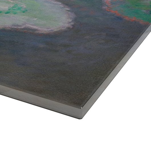 Claude Monet - Wasserlilien, Abend-Effekt Schneidebrett (Ecke)
