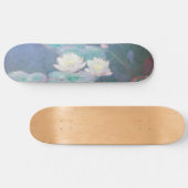 Claude Monet - Wasserlilien, Abend-Effekt Skateboard (Horizontal)