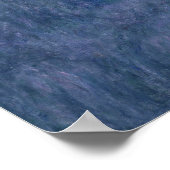 Claude Monet | Wasserlilien: Baumreflektionen Poster (Ecke)