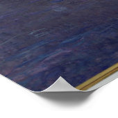 Claude Monet | Wasserlilien: Baumreflektionen Poster (Ecke)