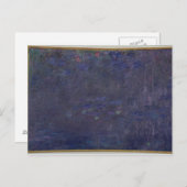 Claude Monet | Wasserlilien: Baumreflektionen Postkarte (Vorne/Hinten)