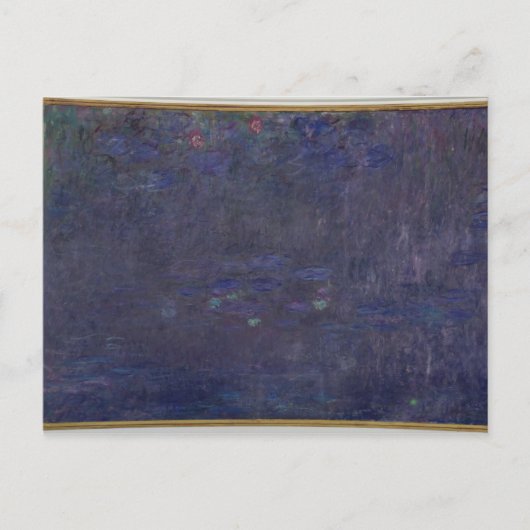 Claude Monet | Wasserlilien: Baumreflektionen Postkarte (Vorderseite)