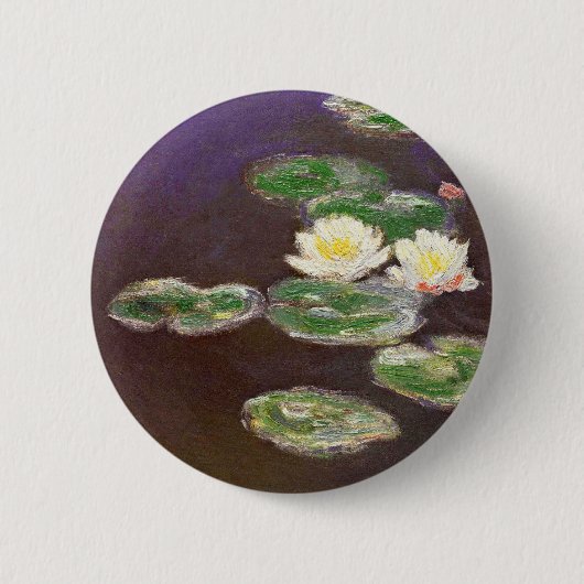 Claude Monet - Wasserlilien Button (Vorderseite)