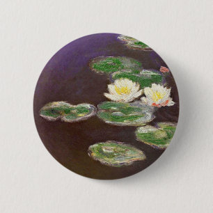 Claude Monet - Wasserlilien Button