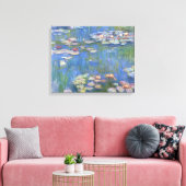 Claude Monet Wasserlilien - Digital verbessert Leinwanddruck (Insitu (Wohnzimmer))