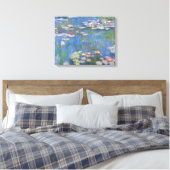 Claude Monet Wasserlilien - Digital verbessert Leinwanddruck (Insitu (Schlafzimmer))