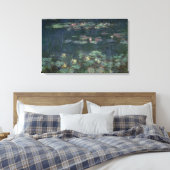 Claude Monet | Wasserlilien: Grüne Überlegungen Leinwanddruck (Insitu (Schlafzimmer))