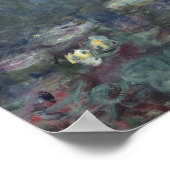 Claude Monet | Wasserlilien: Grüne Überlegungen Poster (Ecke)