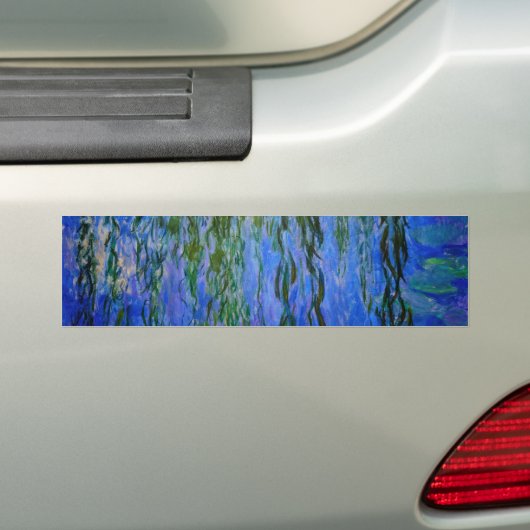 Claude Monet - Wasserlilien mit weinender Weide Autoaufkleber (Auf Auto)