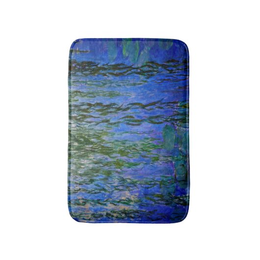 Claude Monet - Wasserlilien mit weinender Weide Badematte (Vorderseite Vertikal)