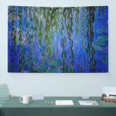 Claude Monet - Wasserlilien mit weinender Weide Banner (Messe)