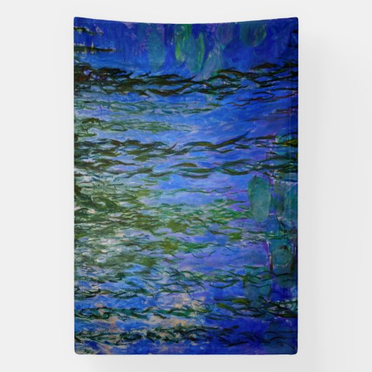 Claude Monet - Wasserlilien mit weinender Weide Banner (Vertikal)