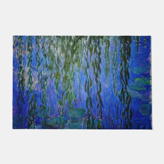 Claude Monet - Wasserlilien mit weinender Weide Fußmatte (Vorderseite)