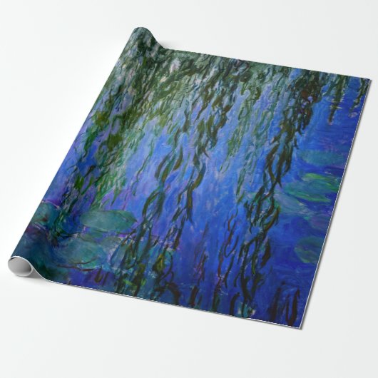 Claude Monet - Wasserlilien mit weinender Weide Geschenkpapier (Ungerollt)