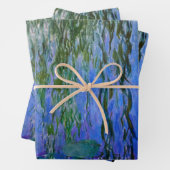 Claude Monet - Wasserlilien mit weinender Weide Geschenkpapier Set (Beispiel)