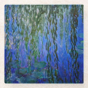 Claude Monet - Wasserlilien mit weinender Weide Glasuntersetzer
